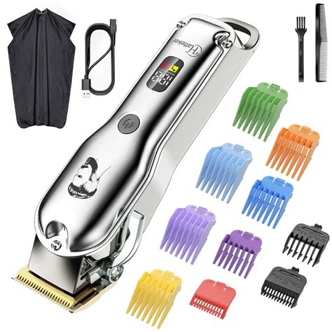 SUPRENT&174; Professional Hair Clippers for Men, USB-C Rechargeable Barber Hair Trimmer & T-Blade Trimmer Combo with 5V-Boost Technology, Cordless Clippers, LED Display 3 3. . Hair clippers for men walmart